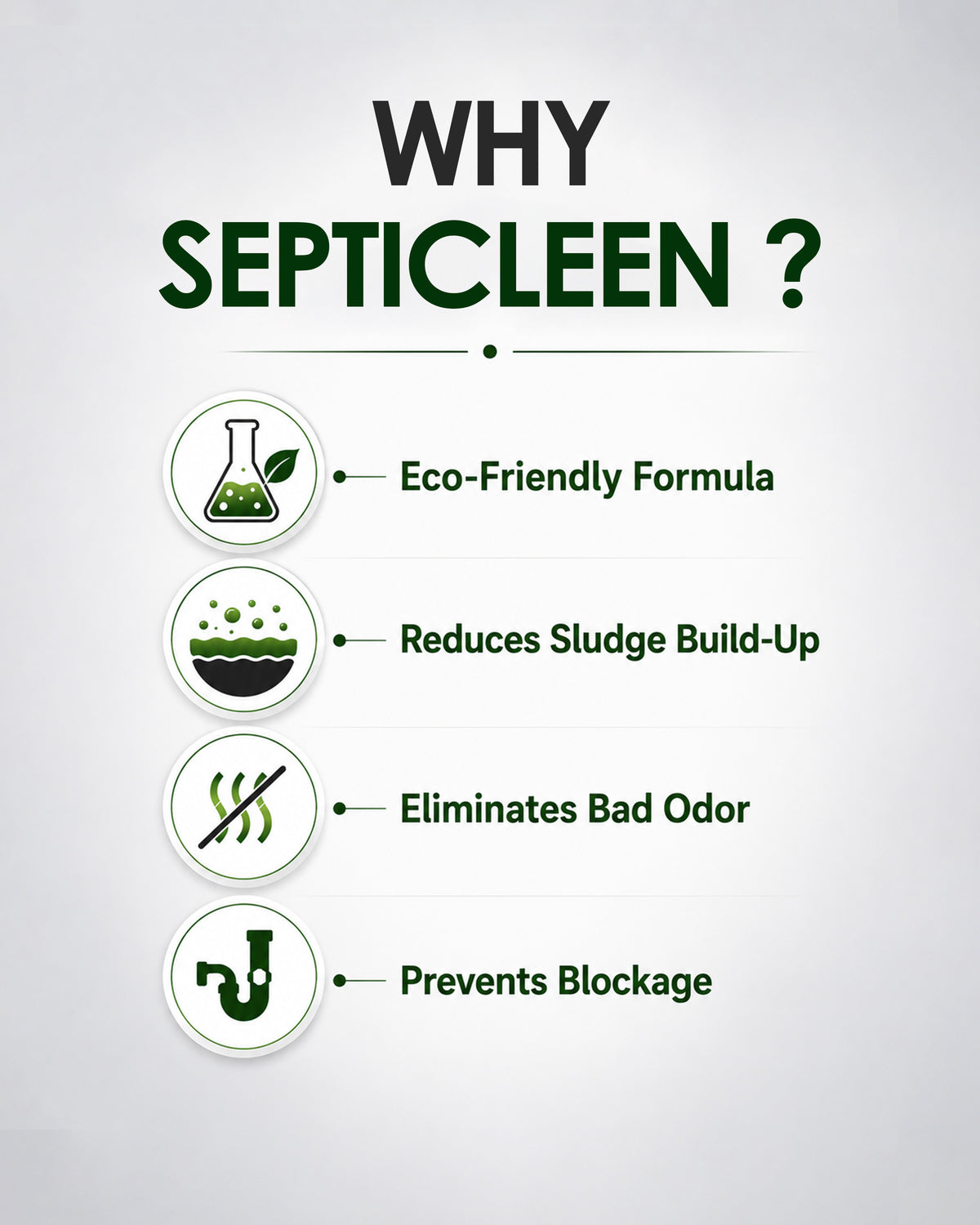 SEPTICLEEN | Keep Your Septic Tank Clean, Odor-Free & Efficient