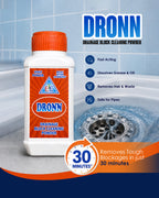 DRONN Drainage Block Cleaning Powder 200g | Removes Tough Blockages in Just 30 Minutes