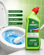 GREEN Toilet Bowl Cleaner 500ml | Deep Clean. Fresh Smell. Hygienic Toilet Every Day.