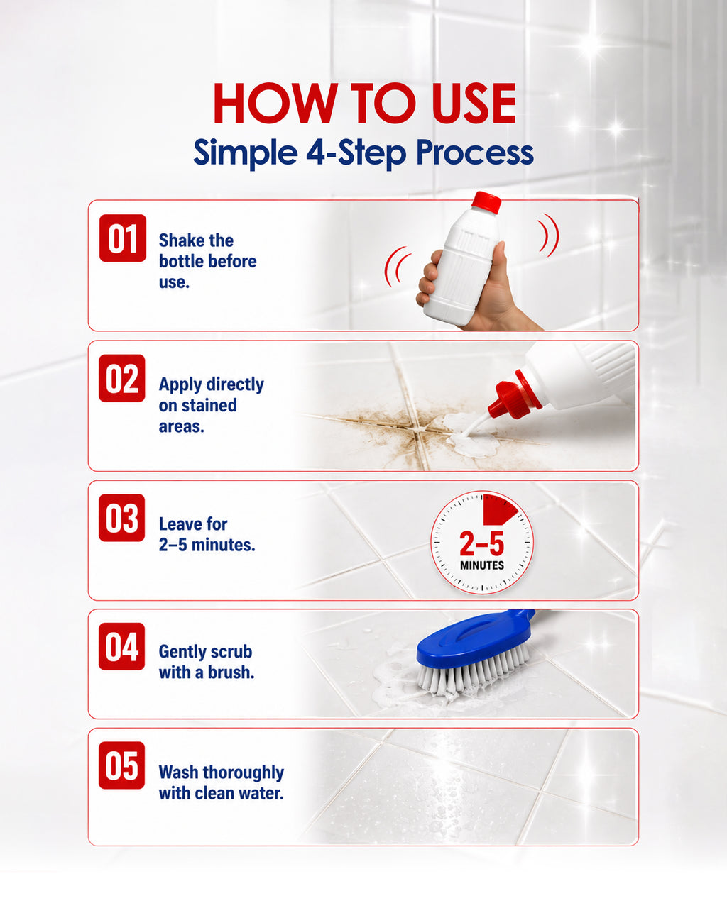 TEE High Power Tile Cleaner | Powerful Cleaning. Safe Finish. Brilliant Shine.